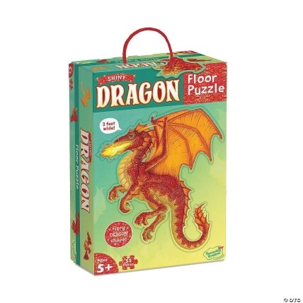 PAŽEISTA PAKUOTĖ: Grindų dėlionė „Dragon“ 1