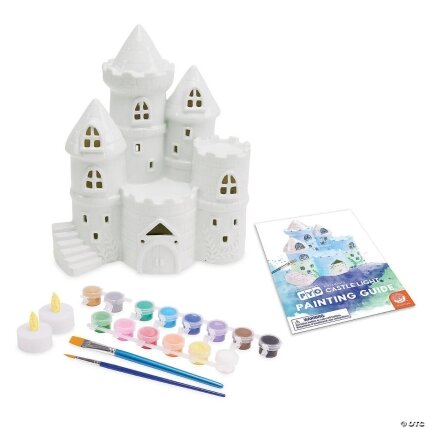 PAŽEISTA PAKUOTĖ: Kūrybinis rinkinys „Paint Your Own Porcelain Castle Light“ 2 PAŽEISTA PAKUOTĖ: Kūrybinis rinkinys „Paint Your Own Porcelain Castle Light“ 2