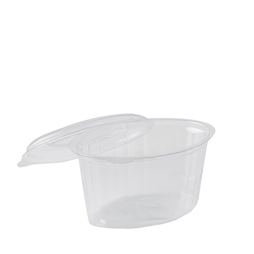 Padažo indelis, PET, su atlenkiamu dangteliu, 100ml, 100 vnt
