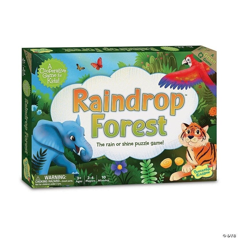 PAŽEISTA PAKUOTĖ: Bendradarbiavimo žaidimas-dėlionė „Raindrop Forest“ 2 PAŽEISTA PAKUOTĖ: Bendradarbiavimo žaidimas-dėlionė „Raindrop Forest“ 2