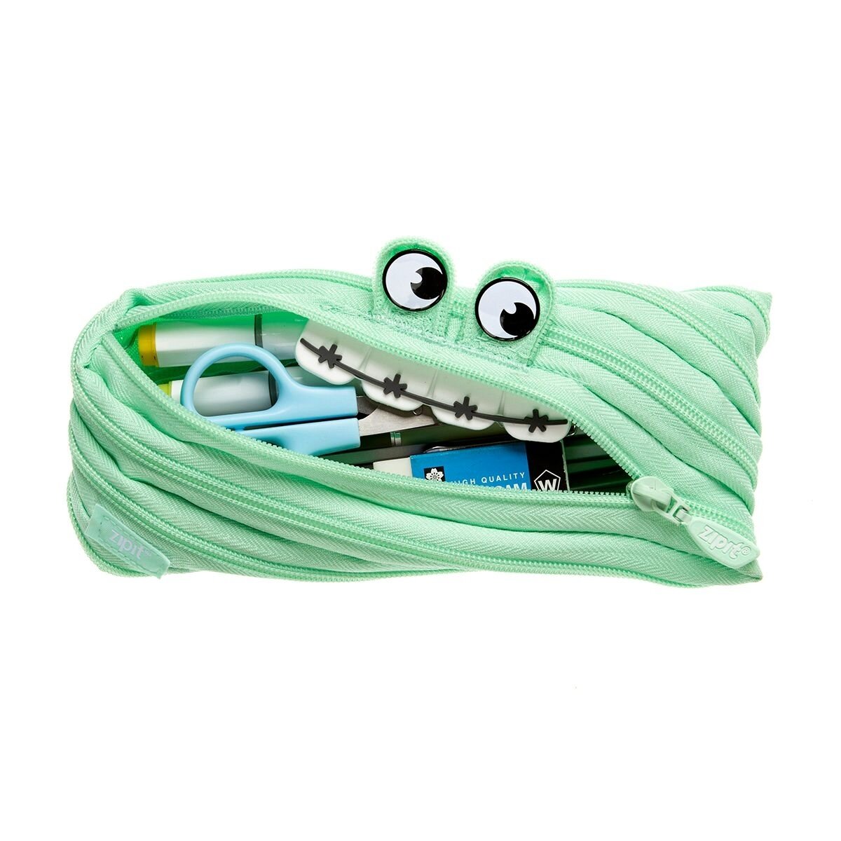 Penalas-pieštukinė ZIPIT Gorge Monster Pouch, GO-4, Mėtinės spalvos 1 Penalas-pieštukinė ZIPIT Gorge Monster Pouch, GO-4, Mėtinės spalvos 1