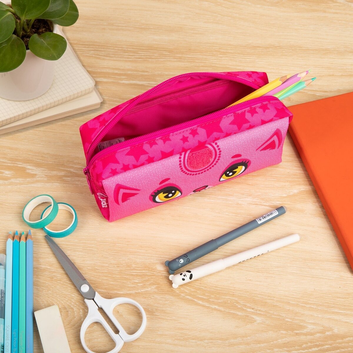 Penalas-pieštukinė ZIPIT Pink Star, rožinis 10