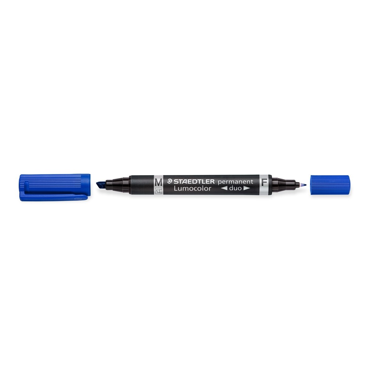 Permanentinis žymeklis STAEDTLER LUMOCOLOR DUO 348, MĖLYNA 1
