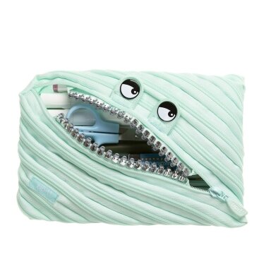 Penalas-pieštukinė ZIPIT Grillz Monster Jumbo Pouch, ZTMJ-GR6, Mėtų spalvos Penalas-pieštukinė ZIPIT Grillz Monster Jumbo Pouch, ZTMJ-GR6, Mėtų spalvos