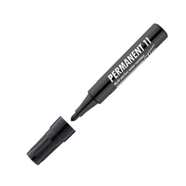 Permanentinis žymeklis ICO 11, 3 mm, JUODA Permanentinis žymeklis ICO 11, 3 mm, JUODA