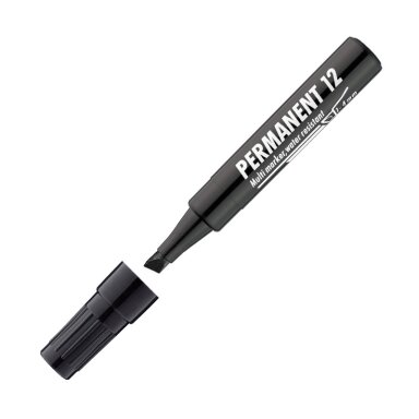 Permanentinis žymeklis ICO 12, 1-4 mm, juoda Permanentinis žymeklis ICO 12, 1-4 mm, juoda