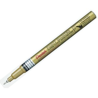 Permanentinis žymeklis PENTEL ARTS, 0,6 mm, auksinis Permanentinis žymeklis PENTEL ARTS, 0,6 mm, auksinis