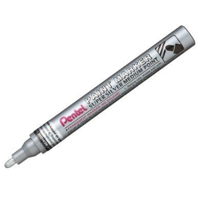 Permanentinis žymeklis PENTEL ARTS, 4,6 mm, sidabrinis Permanentinis žymeklis PENTEL ARTS, 4,6 mm, sidabrinis