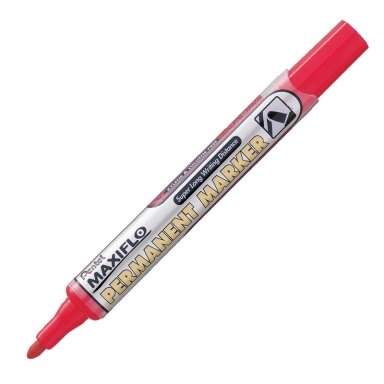 Permanentinis žymeklis PENTEL NLF50 MAXIFLO, raudona Permanentinis žymeklis PENTEL NLF50 MAXIFLO, raudona