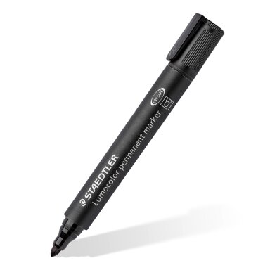 Permanentinis žymeklis STAEDTLER LUMOCOLOR 352, JUODA Permanentinis žymeklis STAEDTLER LUMOCOLOR 352, JUODA