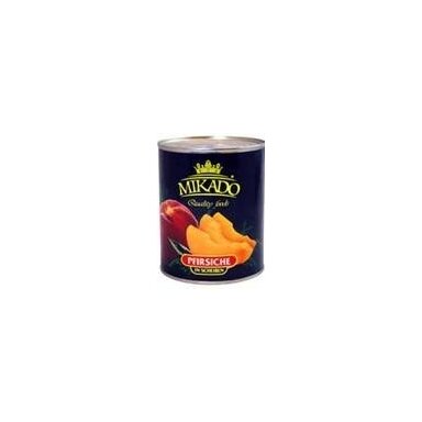 Persikų puselės MIKADO, luptos, 825g / 485 g