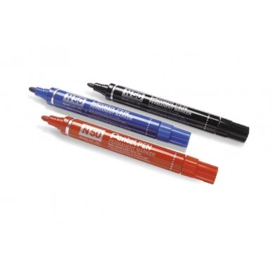 Permanentinis žymeklis Pentel Pen N50, 3 mm, 4 vnt., įvairių spalvų 2