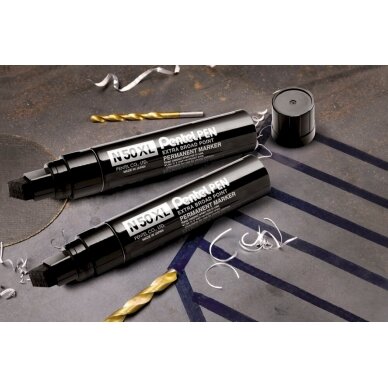 Permanentinis žymeklis Pentel Pen N50XL, 7-17 mm, 1x juodas 2