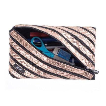 Penalas-pieštukinė ZIPIT Metallic Jumbo Pouch, ZTJ-MT-1, Bronzinė 1