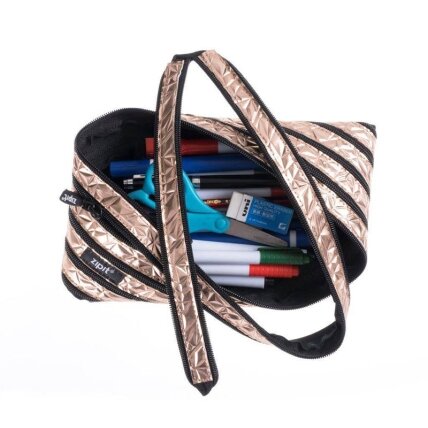 Penalas-pieštukinė ZIPIT Metallic Jumbo Pouch, ZTJ-MT-1, Bronzinė 2