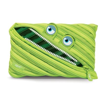 Penalas-pieštukinė ZIPIT Wildlings Jumbo Pouch, ZTMJ-WD-ALI, žalios sp. Penalas-pieštukinė ZIPIT Wildlings Jumbo Pouch, ZTMJ-WD-ALI, žalios sp.