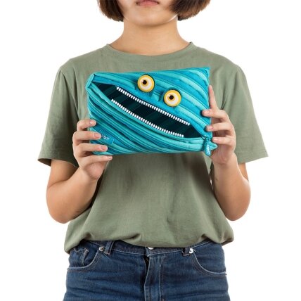 Penalas-pieštukinė ZIPIT Wildlings Jumbo Pouch, ZTMJ-WD-CRE, mėlynos sp. 2
