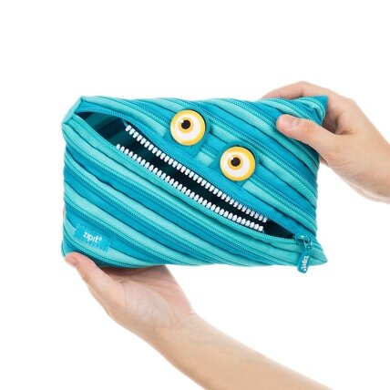 Penalas-pieštukinė ZIPIT Wildlings Jumbo Pouch, ZTMJ-WD-CRE, mėlynos sp. 3 Penalas-pieštukinė ZIPIT Wildlings Jumbo Pouch, ZTMJ-WD-CRE, mėlynos sp. 3