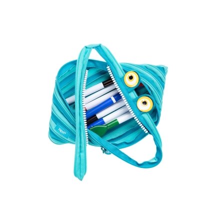 Penalas-pieštukinė ZIPIT Wildlings Jumbo Pouch, ZTMJ-WD-CRE, mėlynos sp. 4
