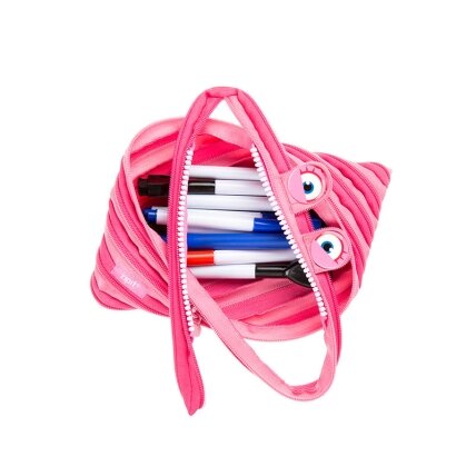 Penalas-pieštukinė ZIPIT Wildlings Jumbo Pouch, ZTMJ-WD-HIP, rožinės sp. 4 Penalas-pieštukinė ZIPIT Wildlings Jumbo Pouch, ZTMJ-WD-HIP, rožinės sp. 4