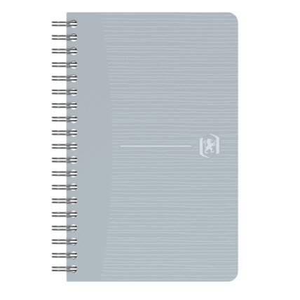 Perdirbtas sąsiuvinis su spirale OXFORD Rec’Up, 9x14 cm, 90 lapų, 90 gsm, langeliais 1