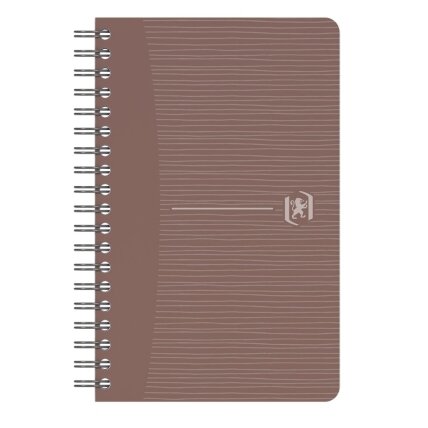 Perdirbtas sąsiuvinis su spirale OXFORD Rec’Up, 9x14 cm, 90 lapų, 90 gsm, langeliais 4