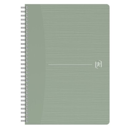 Perdirbtas sąsiuvinis su spirale OXFORD Rec’Up, A5, 90 lapų, 90 gsm, linijomis 3