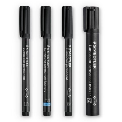 Permanentiniai žymekliai STAEDTLER Lumocolor, 4 vnt. 1 Permanentiniai žymekliai STAEDTLER Lumocolor, 4 vnt. 1
