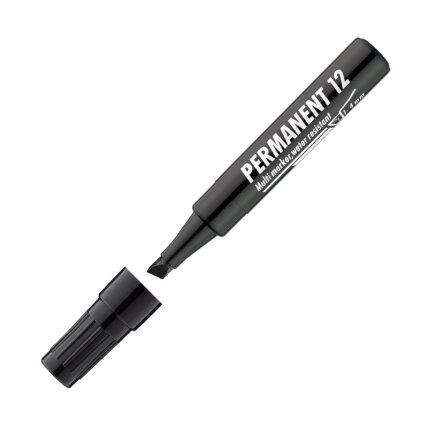 Permanentinis žymeklis ICO 12, 1-4 mm, juoda Permanentinis žymeklis ICO 12, 1-4 mm, juoda