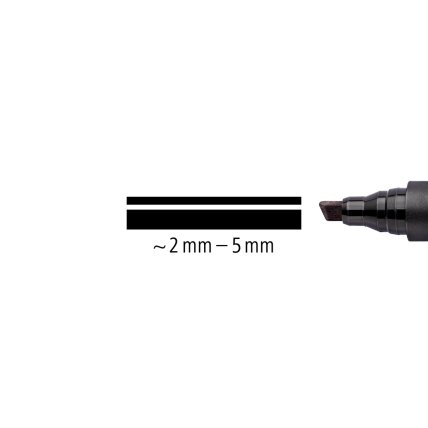 Permanentinis žymeklis STAEDTLER LUMOCOLOR 350, JUODA 3 Permanentinis žymeklis STAEDTLER LUMOCOLOR 350, JUODA 3