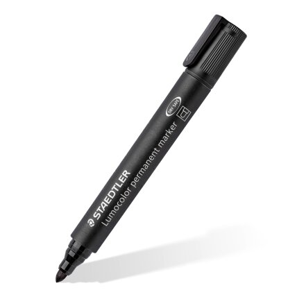 Permanentinis žymeklis STAEDTLER LUMOCOLOR 352, JUODA Permanentinis žymeklis STAEDTLER LUMOCOLOR 352, JUODA