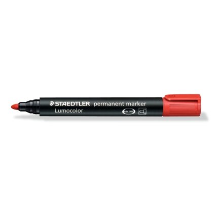 Permanentinis žymeklis STAEDTLER LUMOCOLOR 352, RAUDONA 1