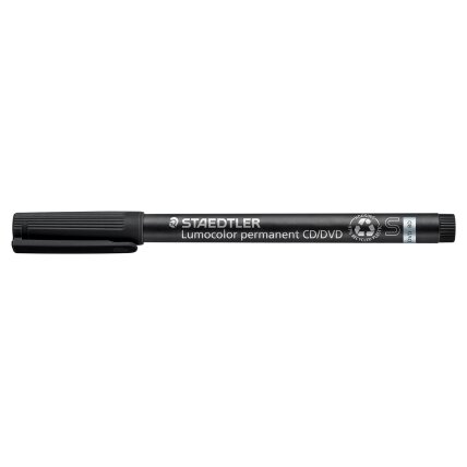 Permanentinis žymeklis STAEDTLER LUMOCOLOR CD/DVD 310, JUODA 2