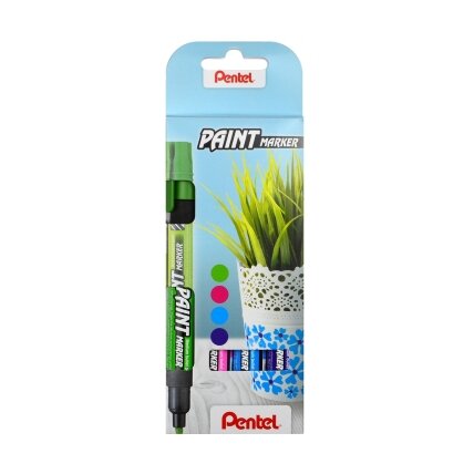 Permanentinių žymeklių rinkinys PENTEL, 4 mm, 4 vnt. Permanentinių žymeklių rinkinys PENTEL, 4 mm, 4 vnt.