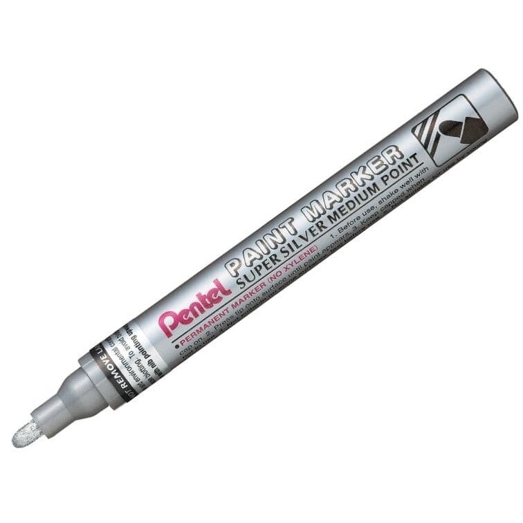 Permanentinis žymeklis PENTEL ARTS, 4,6 mm, sidabrinis Permanentinis žymeklis PENTEL ARTS, 4,6 mm, sidabrinis