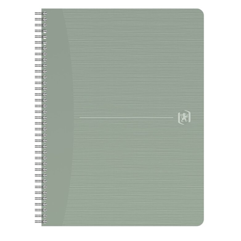 Perdirbtas sąsiuvinis su spirale OXFORD Rec’Up, A4, 50 lapų, 90 gsm, langeliais