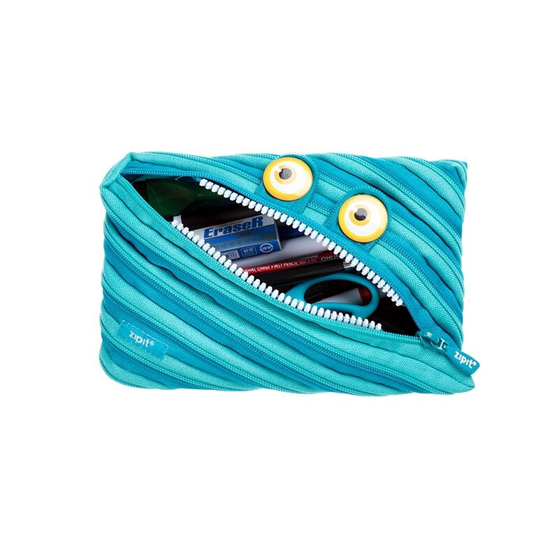 Penalas-pieštukinė ZIPIT Wildlings Jumbo Pouch, ZTMJ-WD-CRE, mėlynos sp. 1 Penalas-pieštukinė ZIPIT Wildlings Jumbo Pouch, ZTMJ-WD-CRE, mėlynos sp. 1