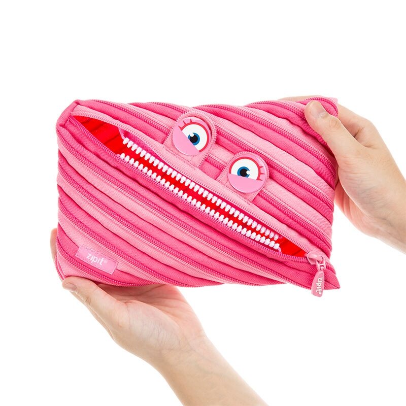 Penalas-pieštukinė ZIPIT Wildlings Jumbo Pouch, ZTMJ-WD-HIP, rožinės sp. 3