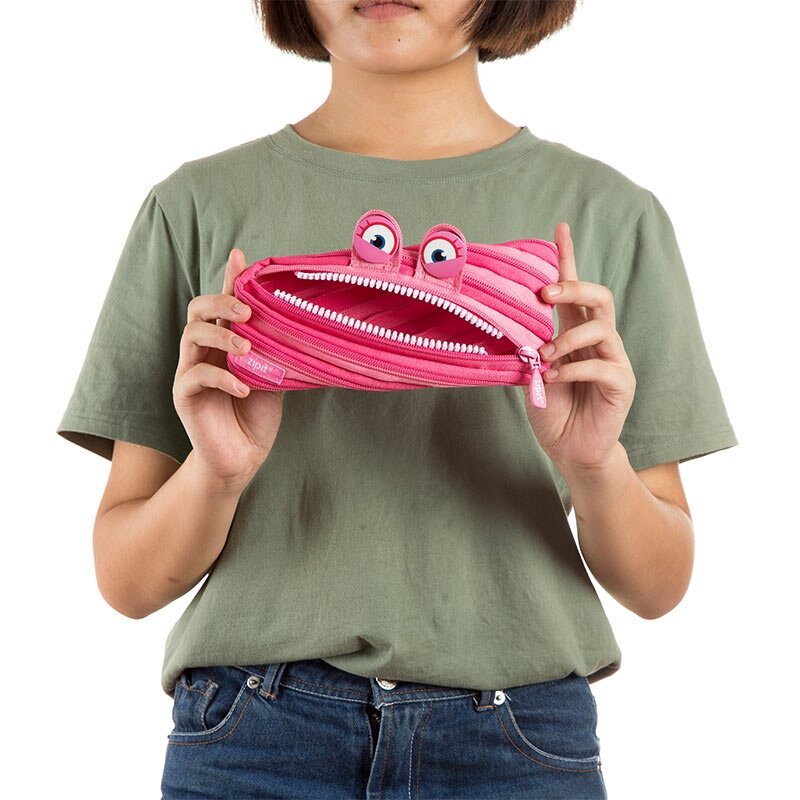 Penalas-pieštukinė ZIPIT Wildlings Pouch, ZTM-WD-HIP, Rožinė 2 Penalas-pieštukinė ZIPIT Wildlings Pouch, ZTM-WD-HIP, Rožinė 2