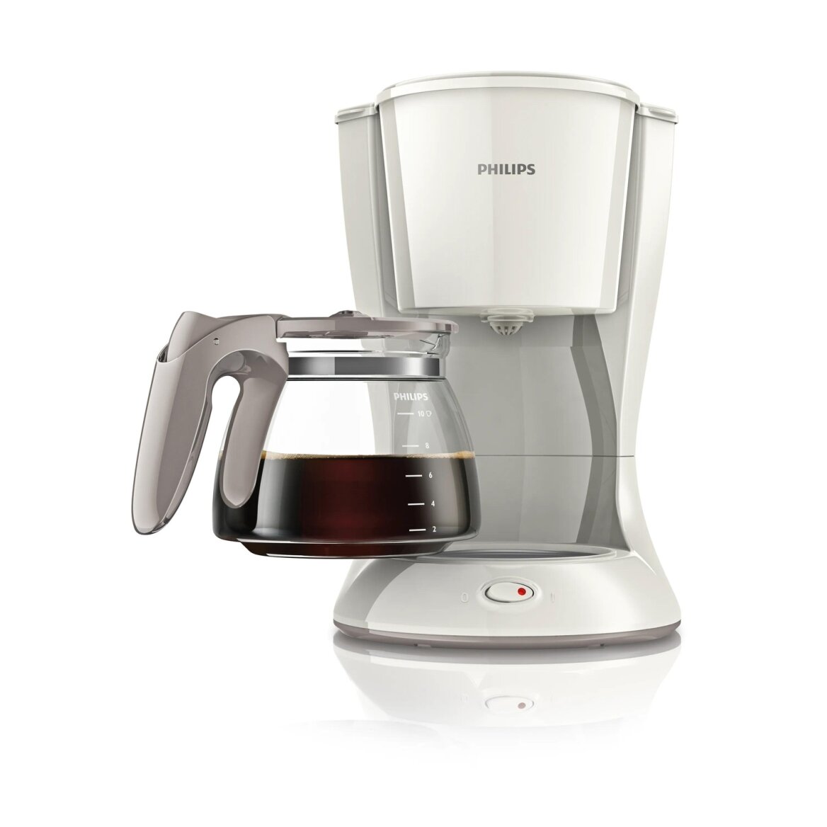 Philips Daily Collection Coffee maker HD7461/00 With glass jug White 3