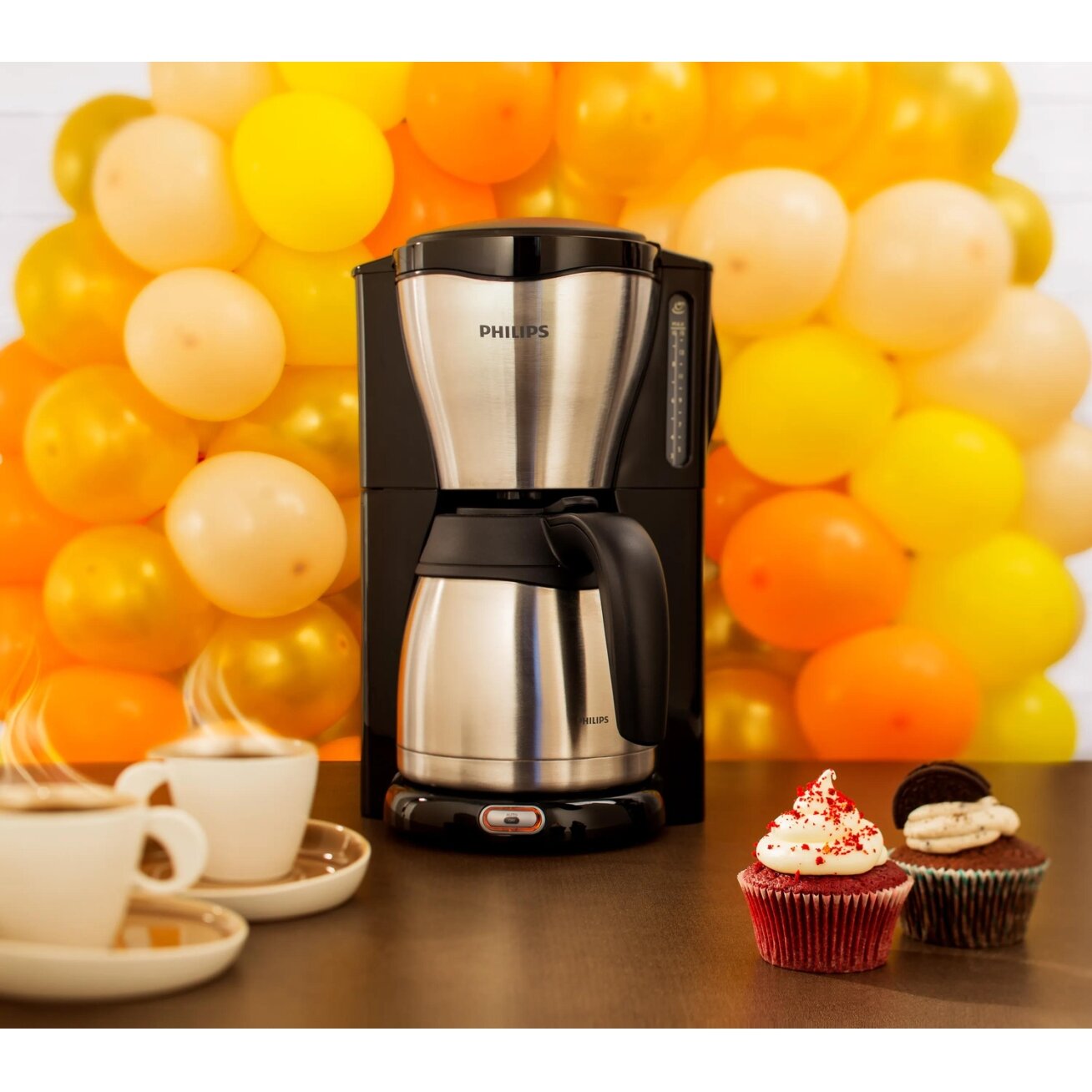 Philips Daily Collection Coffee maker HD7546/20 With Black & metal 3