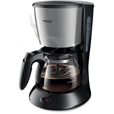 Philips Daily Collection Coffee maker HD7435/20 With glass jug Black & metal Philips Daily Collection Coffee maker HD7435/20 With glass jug Black & metal