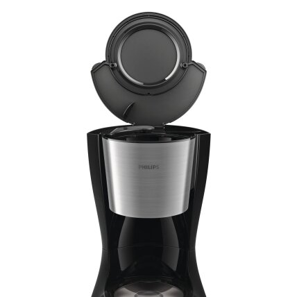 Philips Daily Collection Coffee maker HD7459/20 With glass jug With timer Black & metal 2