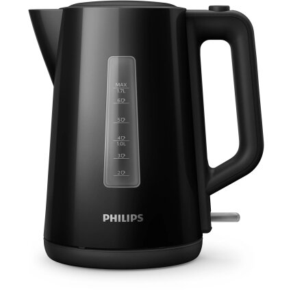 Philips Kettle HD9318/20 2200W 1.7l Orbit plastic kettle, spring lid, pilot light, black Philips Kettle HD9318/20 2200W 1.7l Orbit plastic kettle, spring lid, pilot light, black