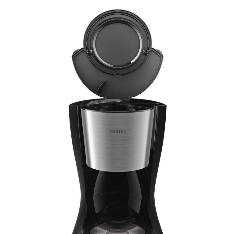 Philips Daily Collection Coffee maker HD7459/20 With glass jug With timer Black & metal 2