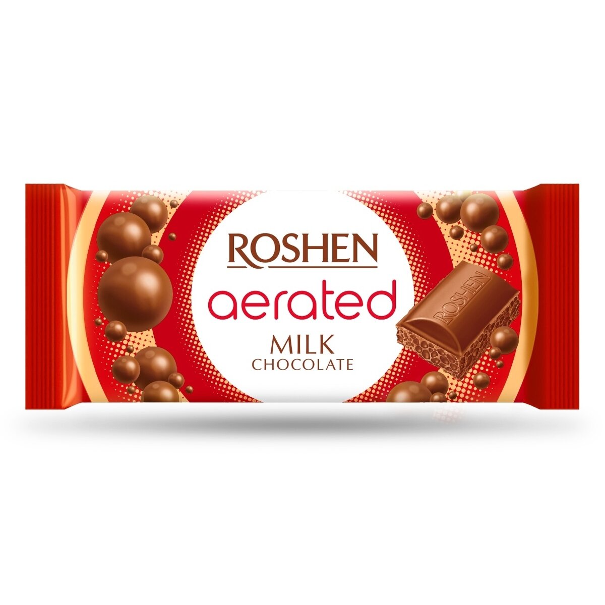Pieniškas šokoladas ROSHEN, korėtas, 80 g Pieniškas šokoladas ROSHEN, korėtas, 80 g