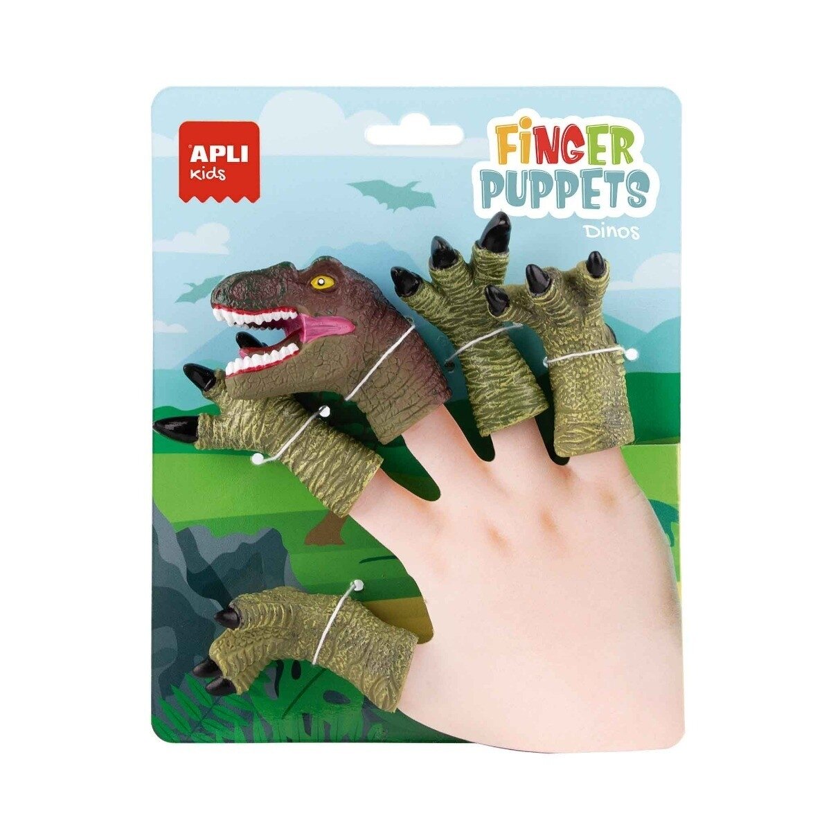 Pirštų lėlės dinozauras TREKSAS Pirštų lėlės dinozauras TREKSAS