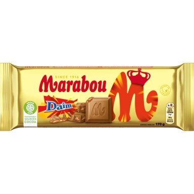Pieninis šokoladas MARABOU, su Daim, 170 g Pieninis šokoladas MARABOU, su Daim, 170 g