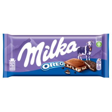 Pieniškas šokoladas su sausainiu MILKA Oreo Choco, 100 g