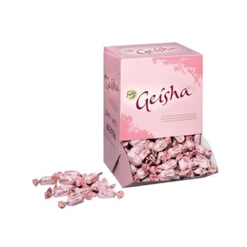 Pieninio šokolado saldainiai GEISHA, su lazdyno riešutais, 3 kg Pieninio šokolado saldainiai GEISHA, su lazdyno riešutais, 3 kg
